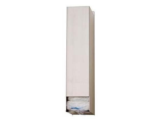 Inox dispenser for visitor kit