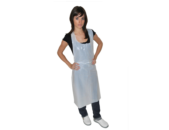 Tablier Eco Extra gaufré en PE 25 µm