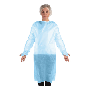 Bata de aislamiento de PP recubierta de PE impermeable