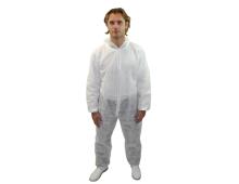 Hopen hygiene coverall in PP 30 g/m² with hood