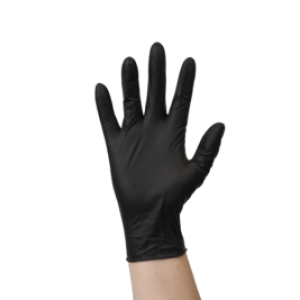 MEDICOM SafeTouch® Advanced™ Black Nitril Handschuh Ohne Puder