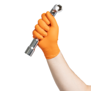 HOPEN Herkul Grip Orange Extra Strong Nitrile Glove
