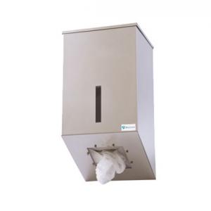 Universal inox dispenser for caps, sleeves, shoe covers…
