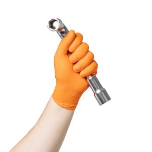 HOPEN Herkul Grip Orange Extra Strong Nitril Handschoen