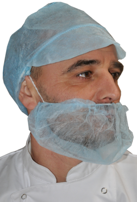 PP beard cover with elastic