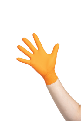 HOPEN Herkul Grip Orange Extra Strong Nitrile Glove