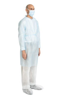 PP isolation gown 17 g/m²