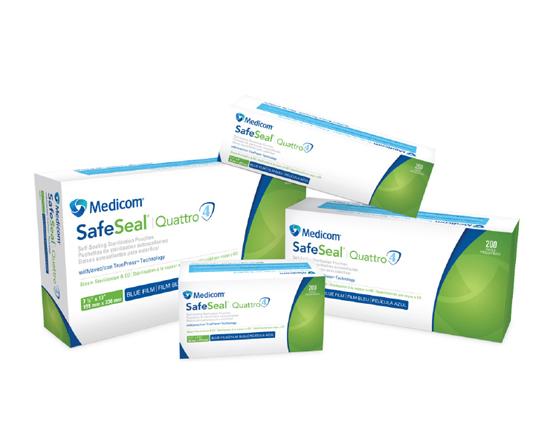 Sachet de stérilisation plat auto-adhésif SafeSeal Quattro®