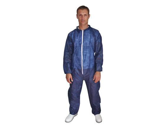 Hygieneoverall mit Kragen Hopen 40 g/m² PP