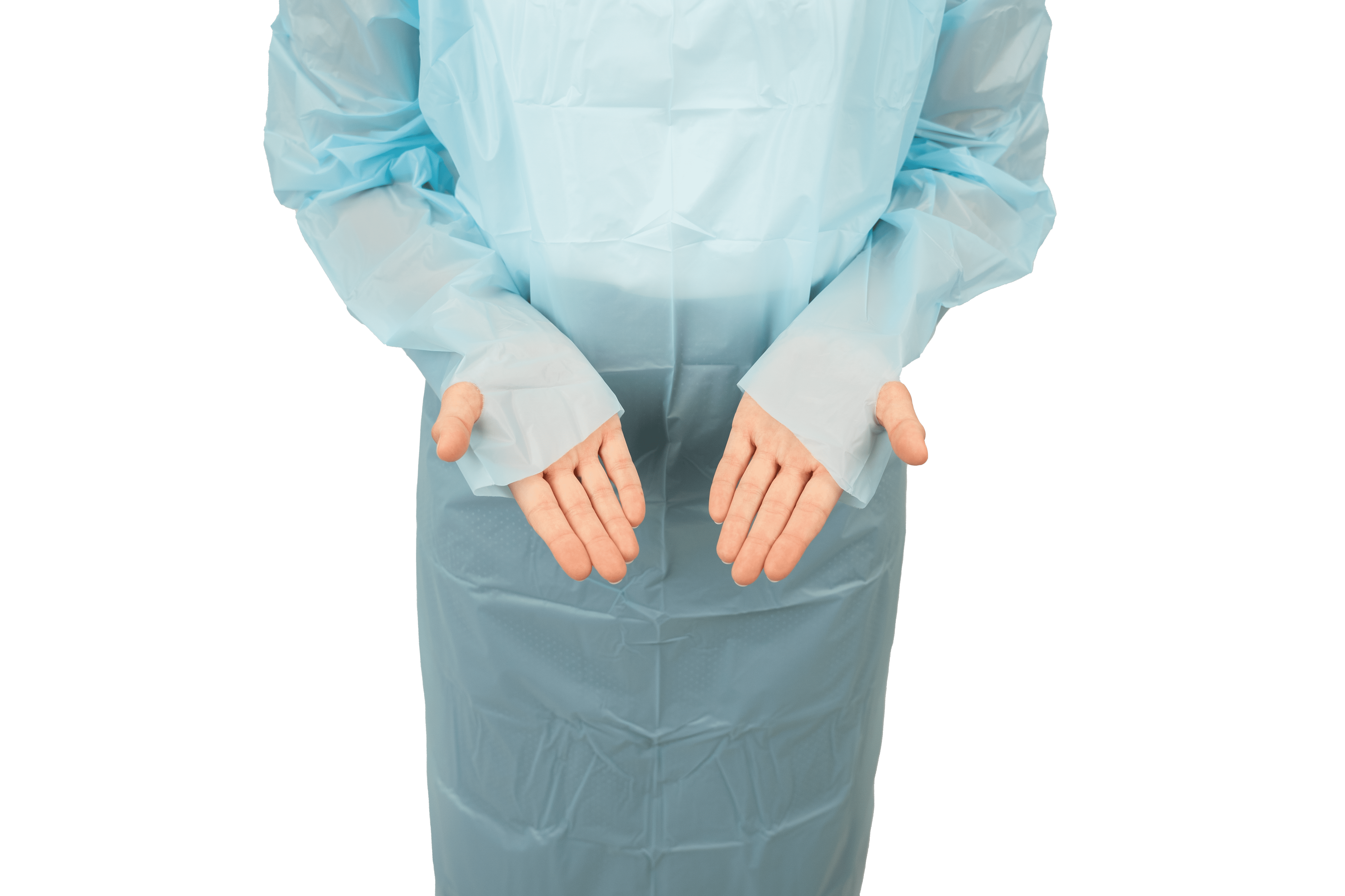 KOLMI - Tablier blouse anti-projections en CPE 35 µm