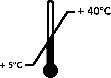 Ne doit pas être exposé à des variations de température sup ou min à